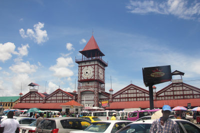 View of the famous Stabroek Market.
