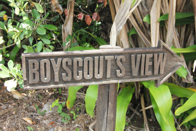 The first vantage point of Kaieteur Falls is known as Boyscout's View.