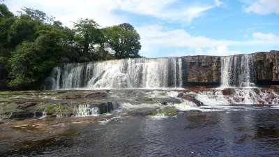 Next, we flew to the smaller Orinduik Falls.