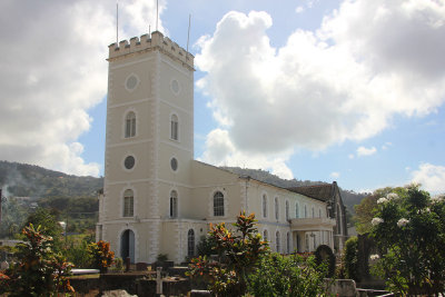 St. George's Cathedral in Kingstown is the largest church in St. Vincent.