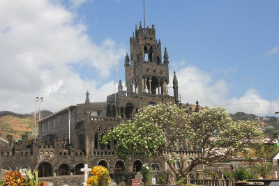 St. Mary's was built in 1823 and damaged in 1875.  It was repaired in 1877 and enlarged in 1891.  Two wings were added in 1930. 