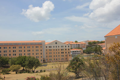 Campus buildings and dormitories. The school was founded in 1976 by an act of Grenada's parliament.