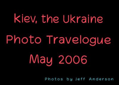 Kiev, the Ukraine cover page.