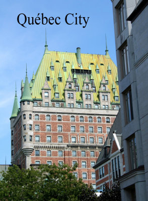 Chateau Frontenac is the most well known landmark in Qubec City.