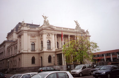 View of the Zurich Opera House.