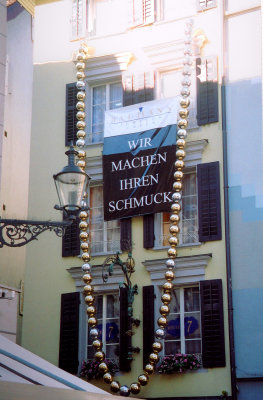 The word schmuck means jewel in German.  It means something else if you live in New York!