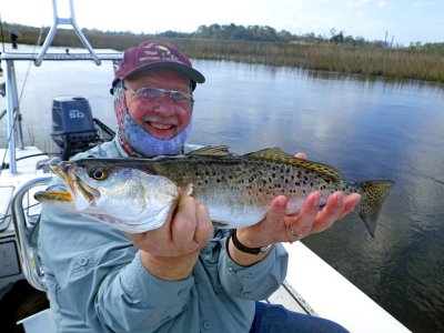 Pastor George with a nice Trout