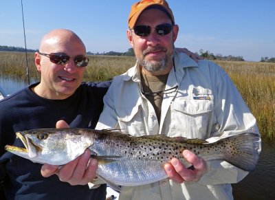 Bob from New Jersey with a 5lb. Sea Trout