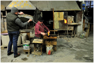 Visiste chez les verriers de Murano