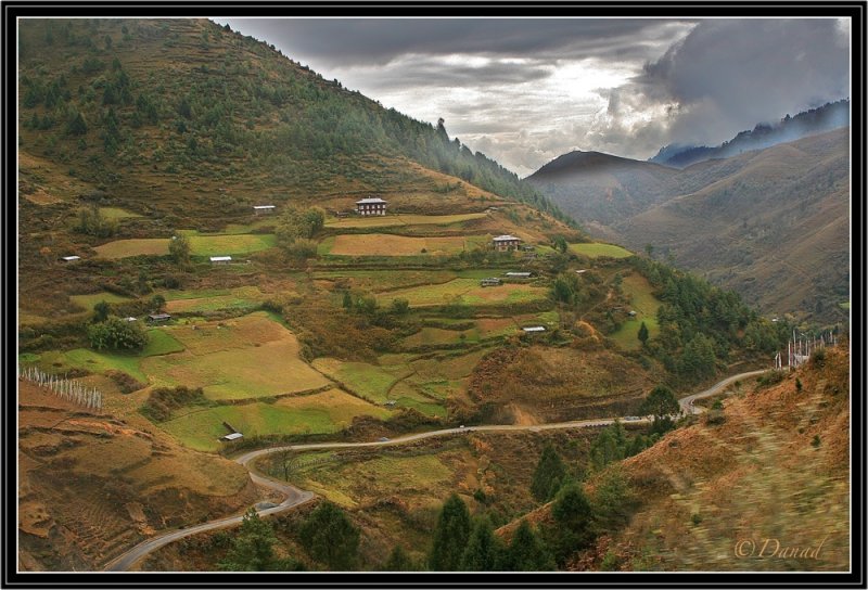 The Central Road of Bhutan.
