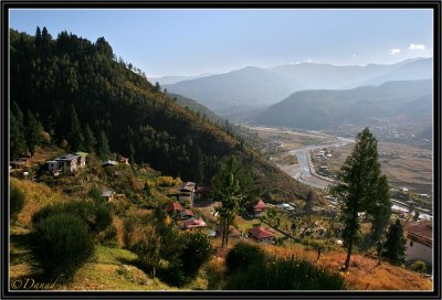 The Valley of Paro (West Bhutan).