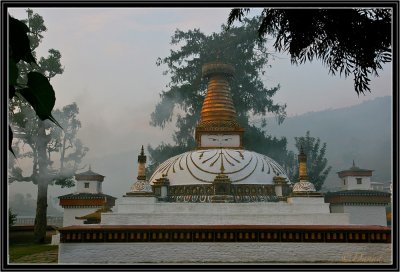 Early Morning Mist at Punakha.