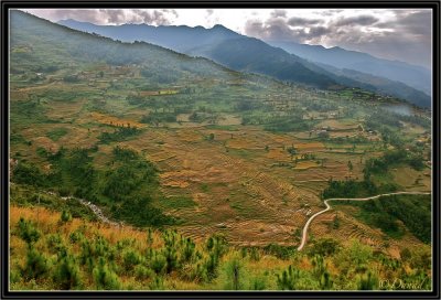 Eastern Bhutan Landscape.