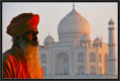The Sage and the Taj. Agra.