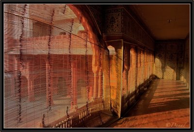 A Corridor Into Bikaner Maharajah's Palace.