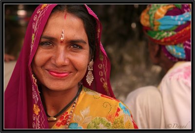 A Beauty in the Bazaar. Bundi.