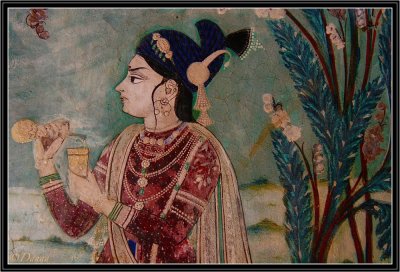 Chitra Shala Fresco : A Prince.