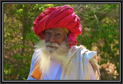 Portrait of a Sage Rajput. Ranakpur.