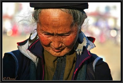 An Old Black Hmong. Sapa.