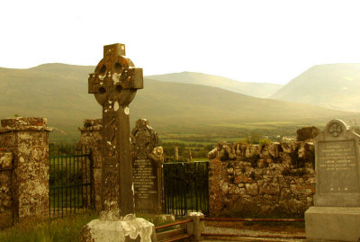 Burial ground on the Dingle Peninsula near Tralee