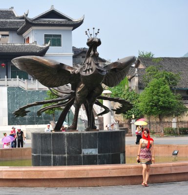 Fenghuang Phoenix Statue