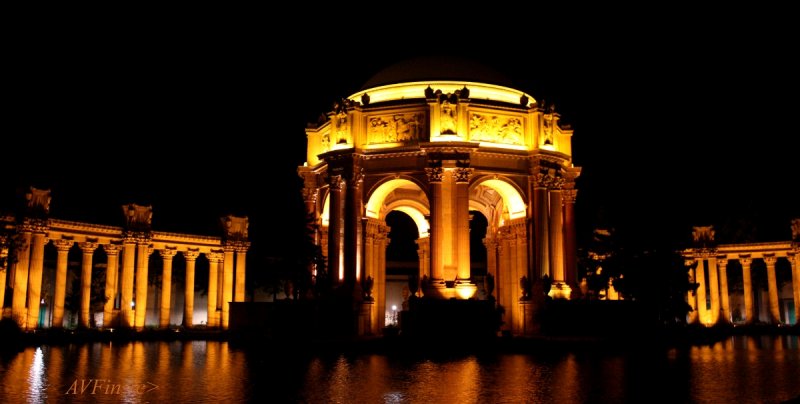 San Francisco. The Palace of Fine Arts