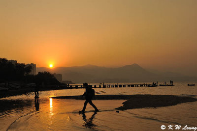 Sunset @ Wu Kai Sha Beach DSC_6194