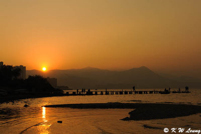 Sunset @ Wu Kai Sha Beach DSC_6195