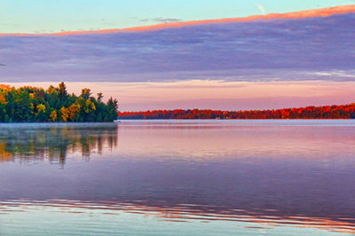 Otter Lake At Sunrise 29766