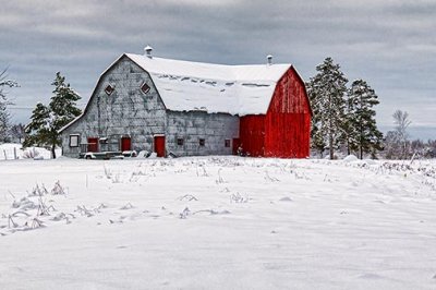 Winter Barn 32369