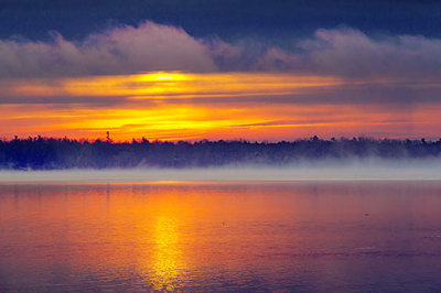 Lower Rideau Lake At Sunrise 30772