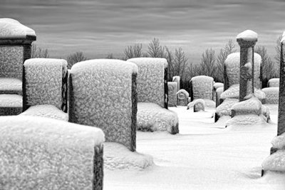 Winter Graveyard 32422