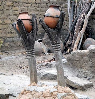 Twin fetishes at Koro (Bobo tribe), Burkina Faso