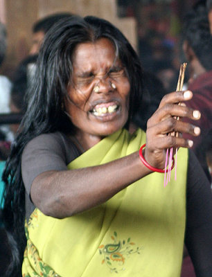 Woman possessed by the goddess, Tamil Nadu. http://www.blurb.com/books/3782738