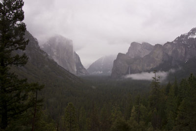 March 3 -  Rainy Tunnel View