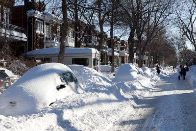 Tempte de neige  Montral