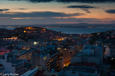 Sunrise From the Roof of the Ritz Four Season Hotel