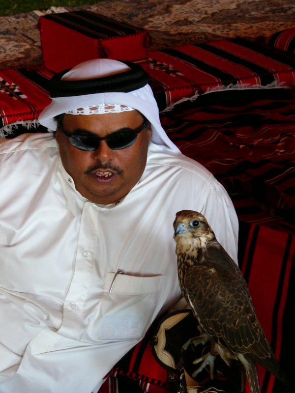 Man with His Eagle