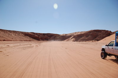 The dry river bed