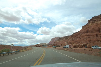 Road from Marble to North Rim