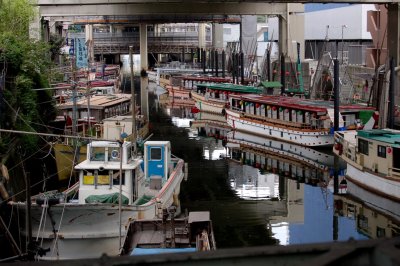 Hamamatsucho Harbour - a small creek