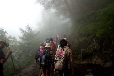 Climbing Mount Fuji