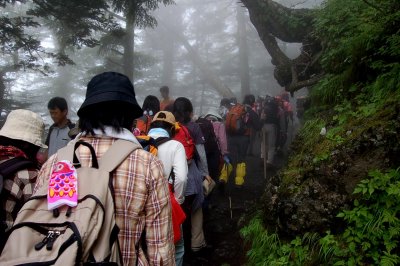 Climbing Mount Fuji