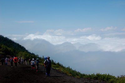 Climbing Mount Fuji