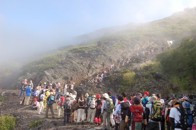 Climbing Mount Fuji