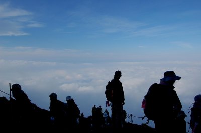 Climbing Mount Fuji