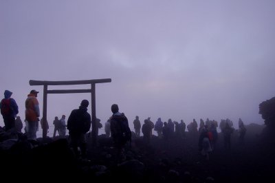 Climbing Mount Fuji