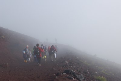 Climbing Mount Fuji