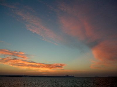 Sunrise over the Lastovo Island