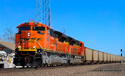  BNSF 9120 West At Keensburg, CO